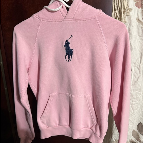 Ralph Lauren Pink Pony Fleece Hoodie - Picture 1 of 10